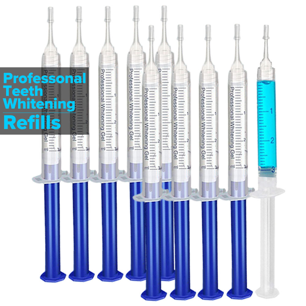 Teeth Whitening Hydrogen Peroxide - Seringa de recarga de gel para