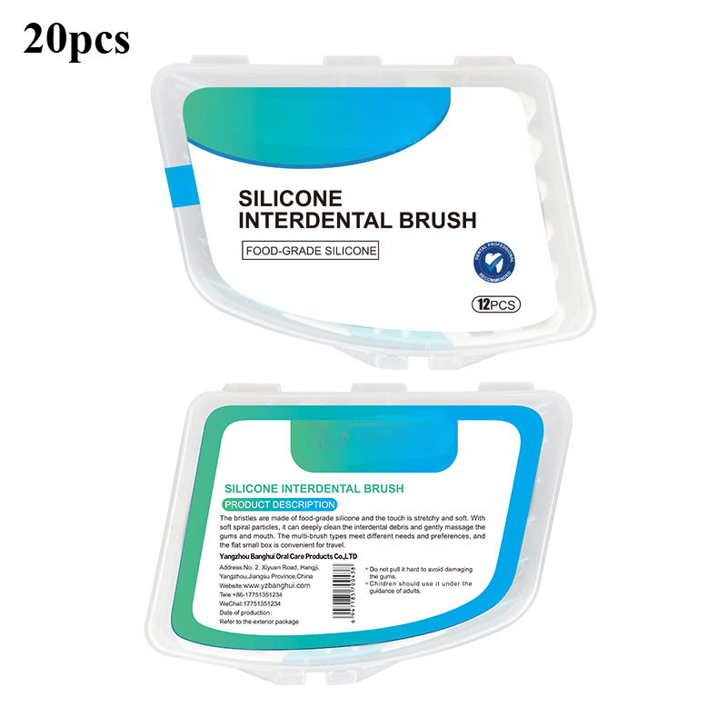 Teeth Whitening Gels - Escova de dentes interdental de silicone