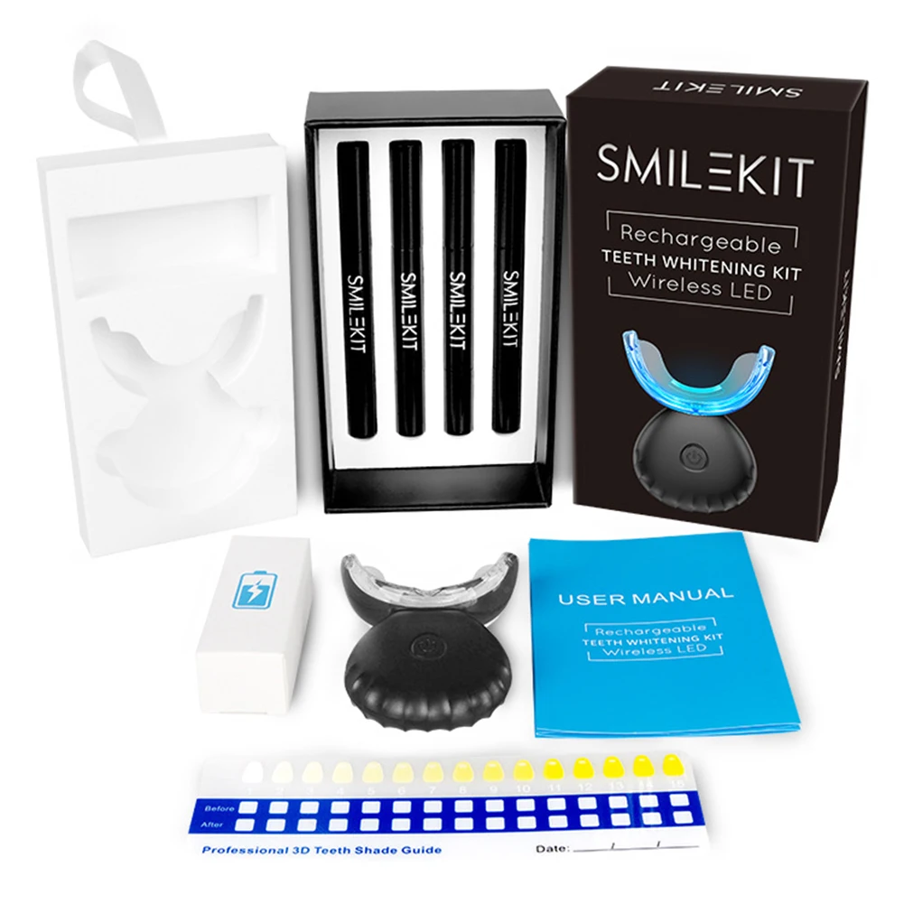 Teeth Whitening Light Kit - Kit de clareamento dental dos dentes