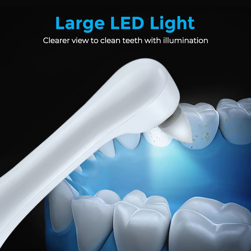 Polidor de dentes elétrico, li - Teeth Whitening Light Kit avaliação e preço