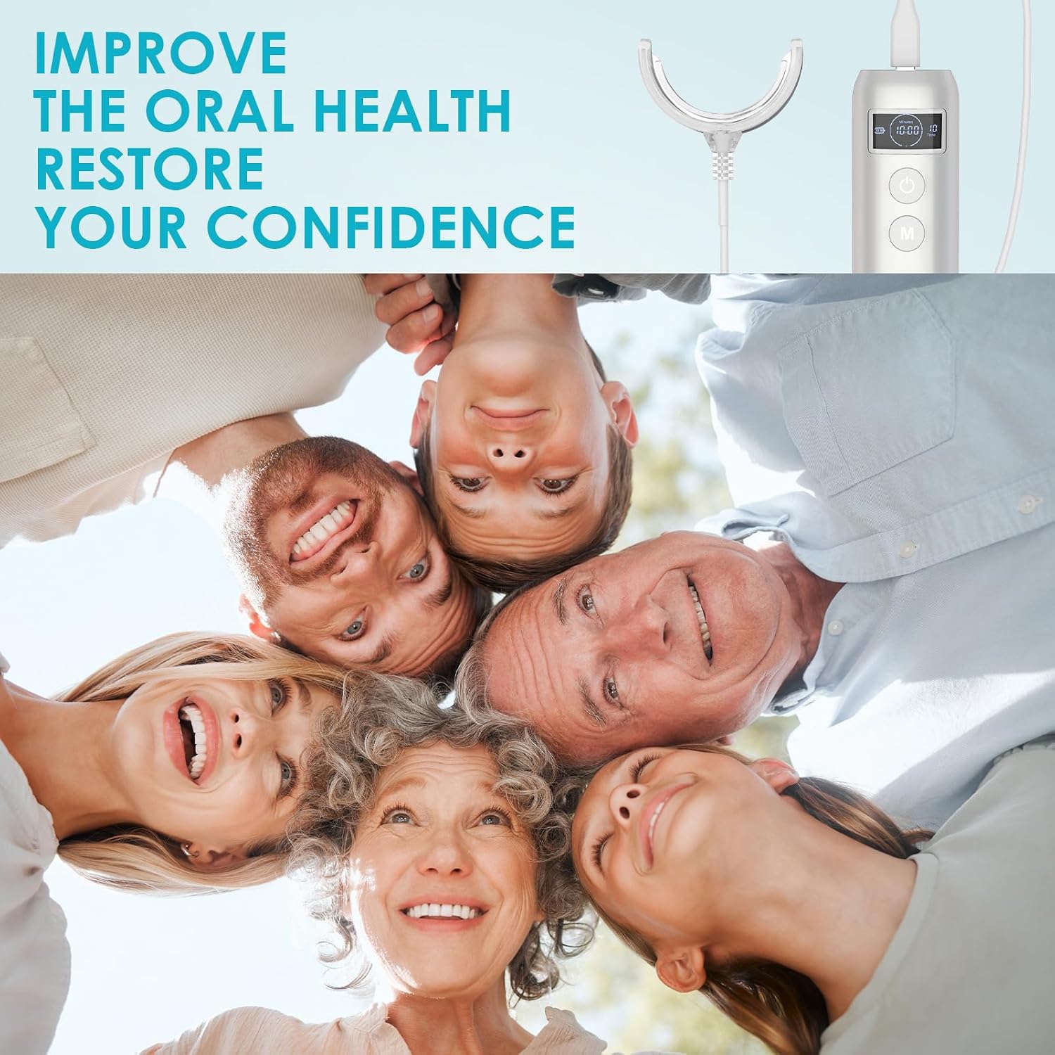 Acelerador de Clareamento Dent - Teeth Whitening Light Kit avaliação e preço