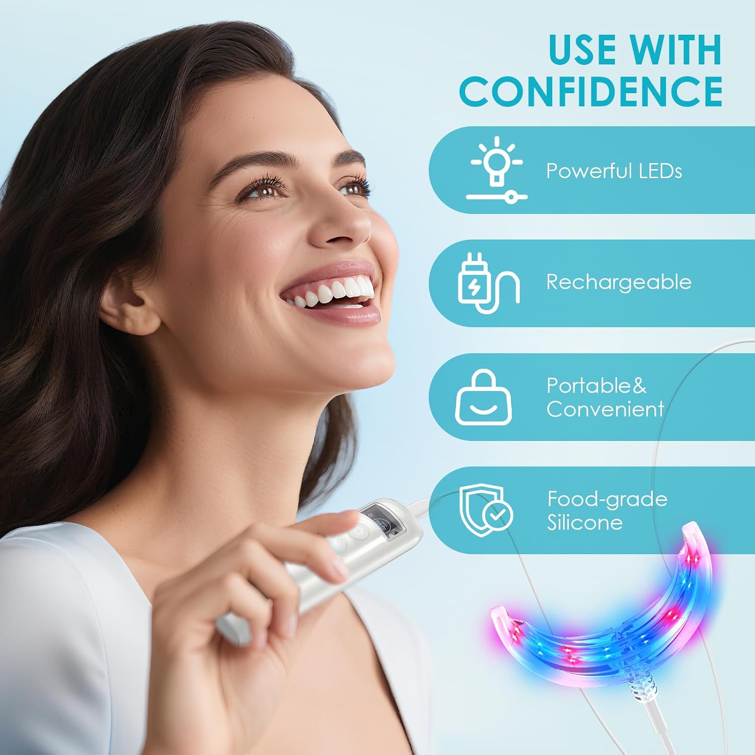 Acelerador de Clareamento Dent - Teeth Whitening Light Kit avaliação e preço