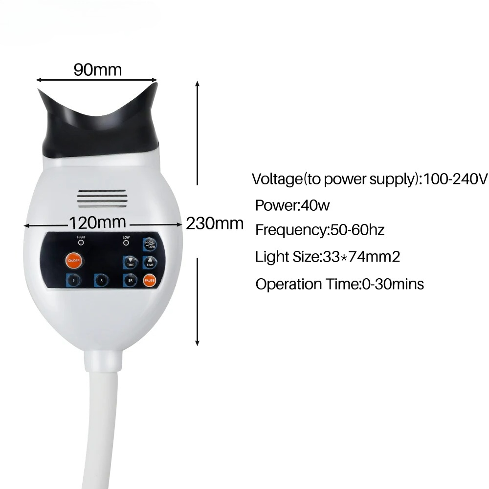 Acelerador de Clareamento Dent - Teeth Whitening Led Light avaliação e preço