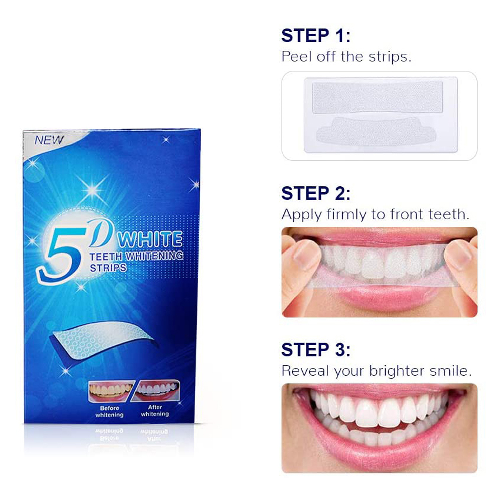 Kit de Clareamento Dental 5D c - Teeth Whitening Hydrogen Peroxide avaliação e preço