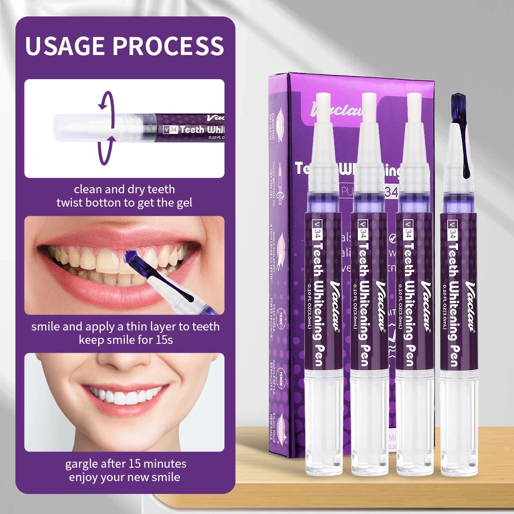 Caneta gel para clareamento do - Teeth Whitening Hydrogen Peroxide avaliação e preço